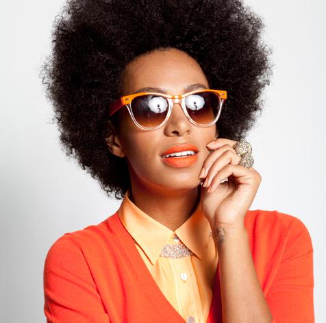 Solange Knowles Natural Hair Styles